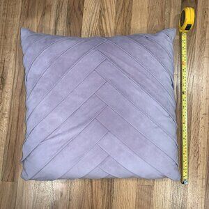 James Pleated Velvet Pillow
